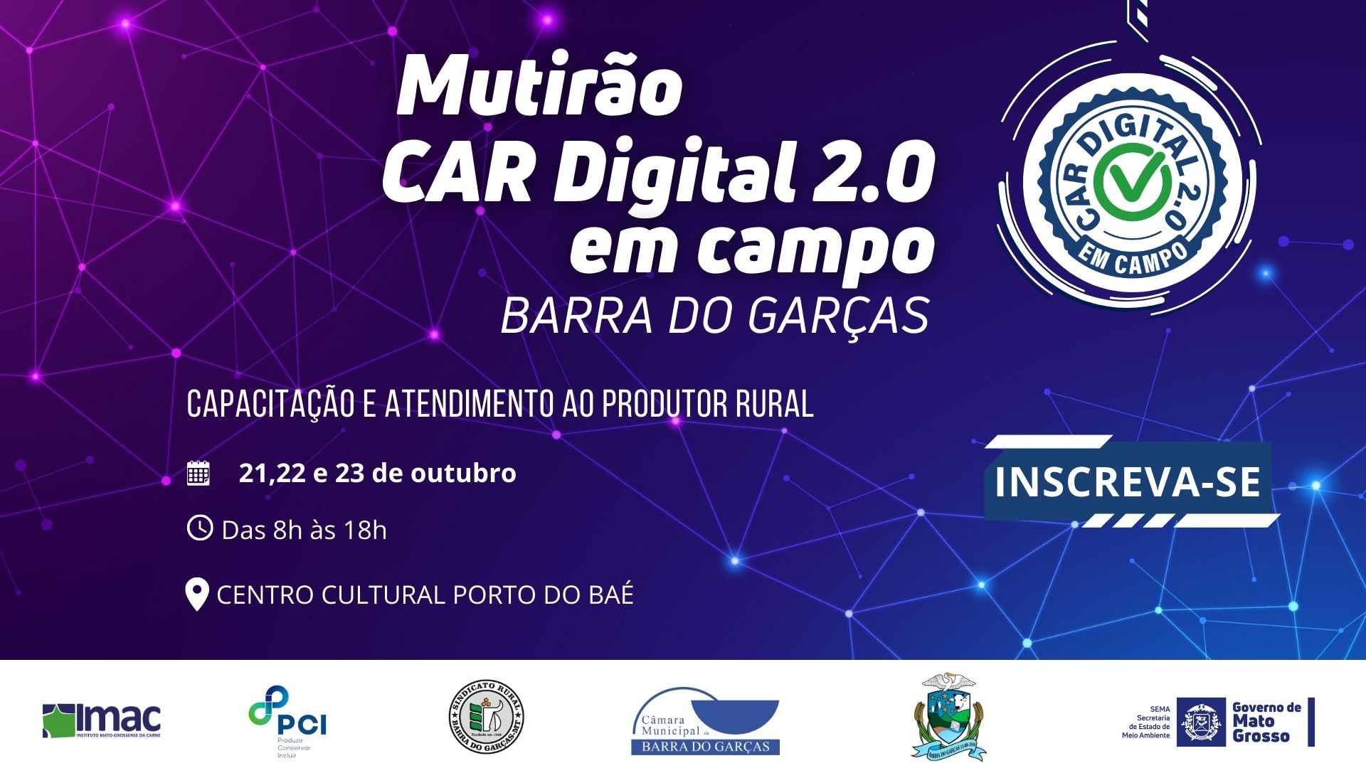 Car Digital 2.0 em Campo | Barra do Garças