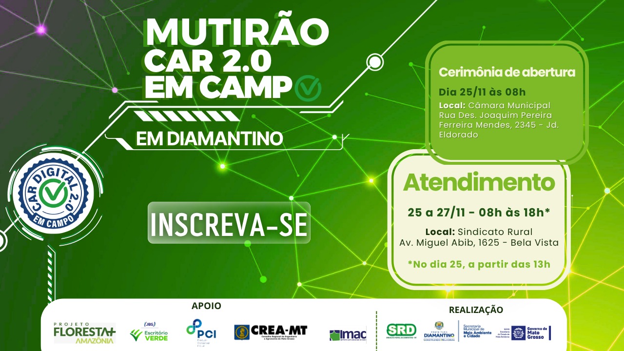 Car Digital 2.0 em Campo | Diamantino