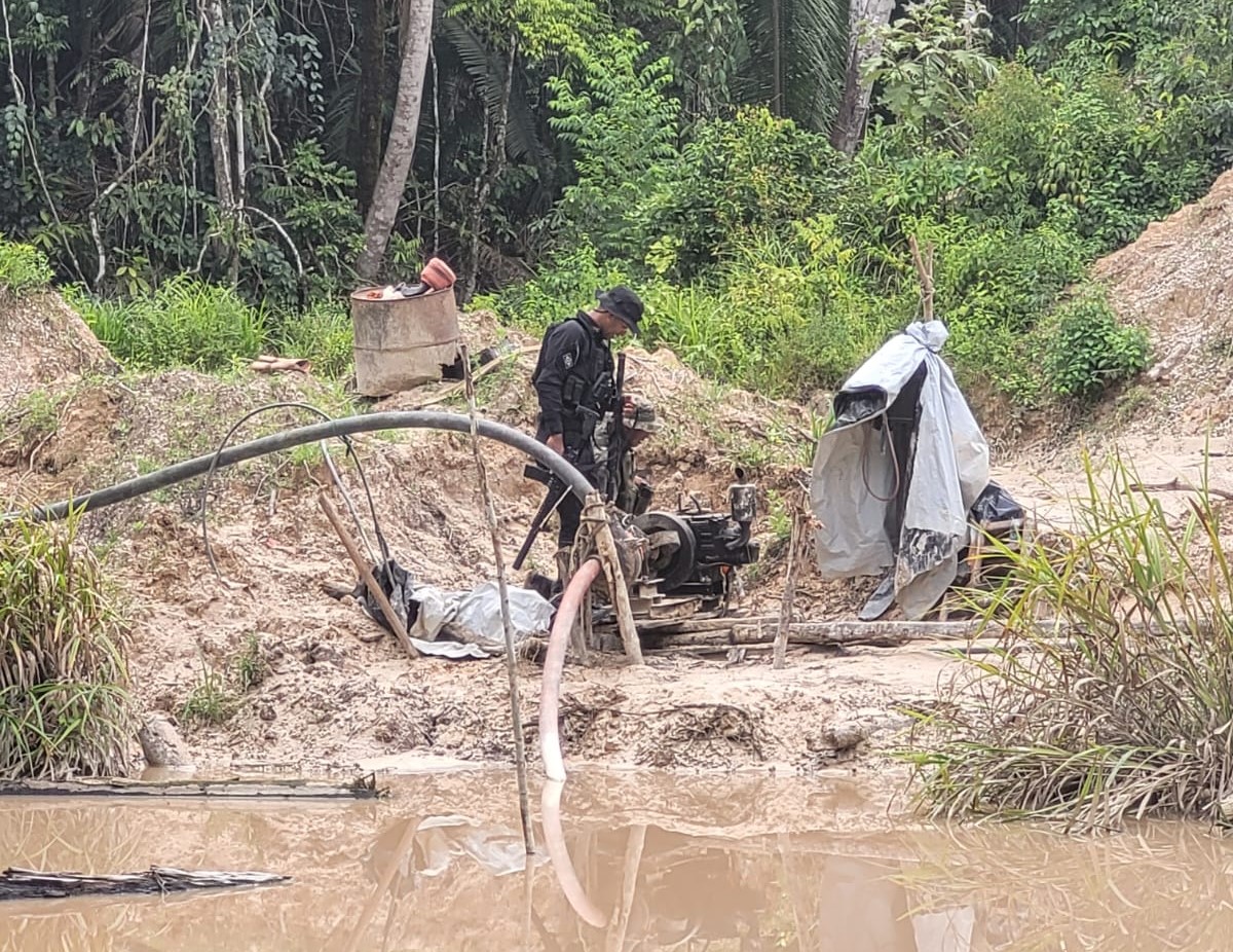 Sema-MT e BOPE desarticulam quatro garimpos ilegais durante Operação Amazônia