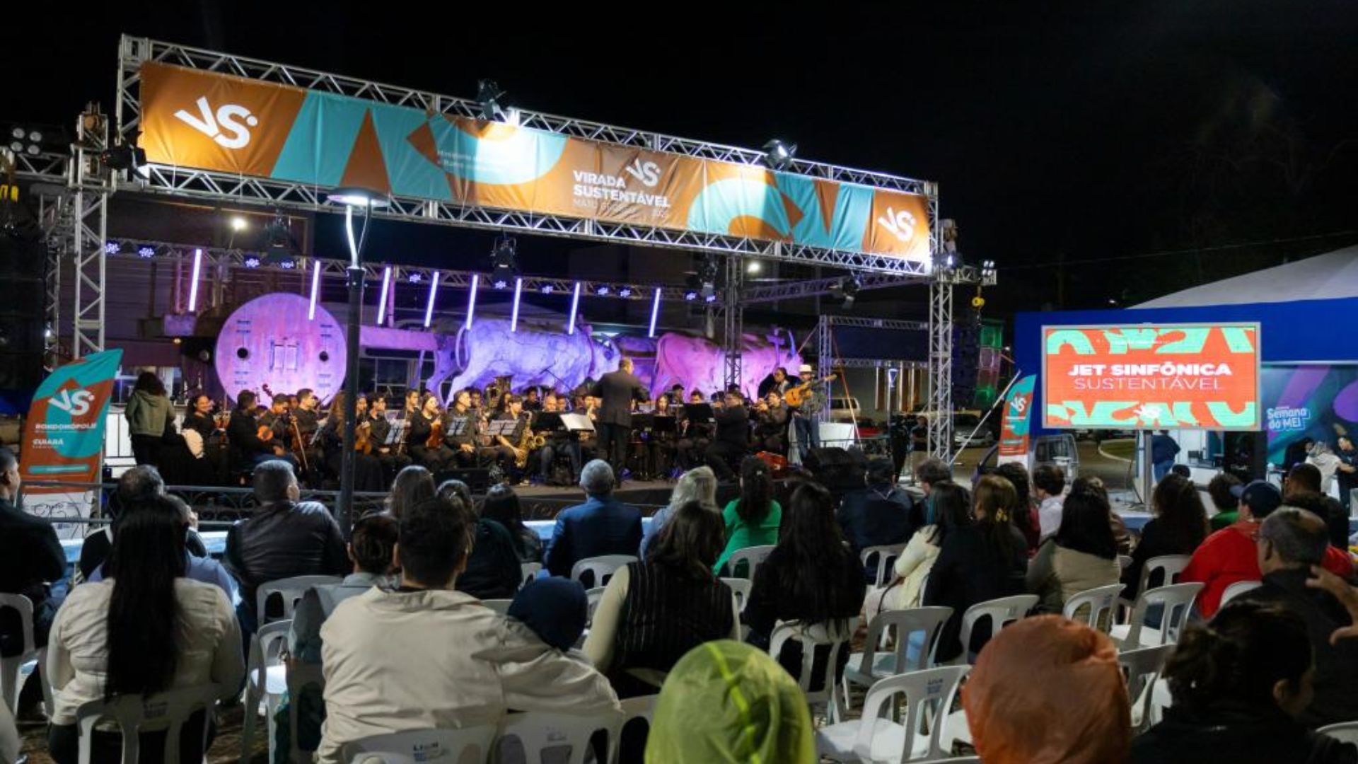 Apresentação de clássicos da música marca abertura da Virada Sustentável em Rondonópolis