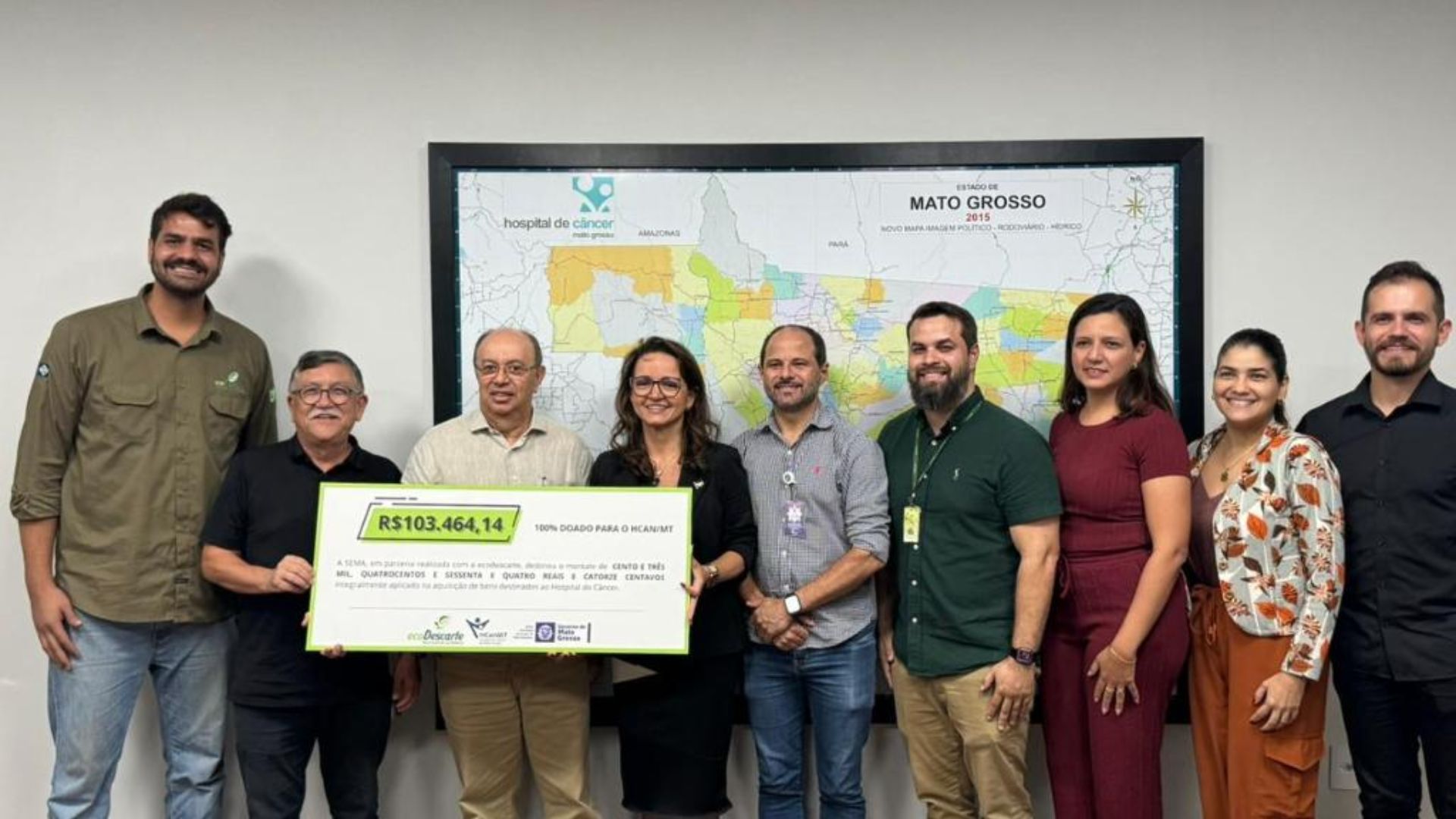 Sema destina recursos obtidos com a venda de resíduos de obra para Hospital de Câncer