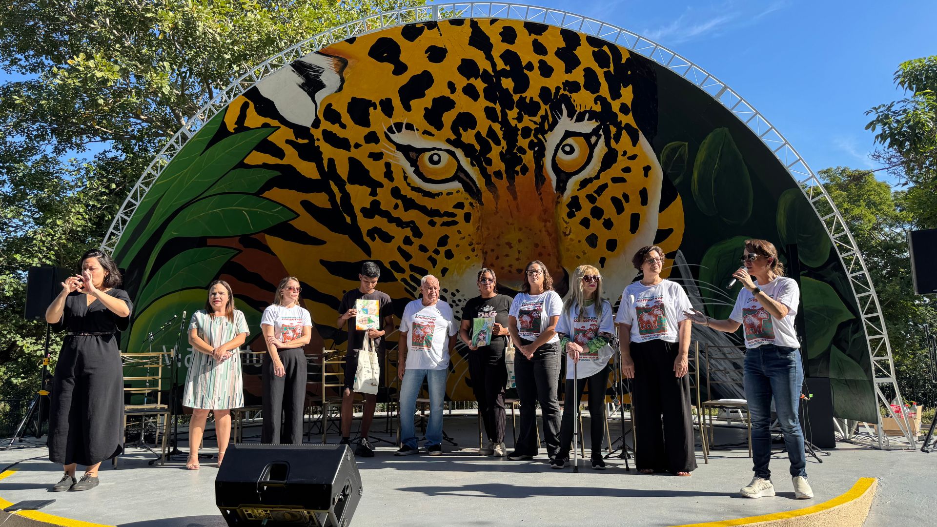Concha acústica é revitalizada em comemoração aos 25 anos do Parque Estadual Mãe Bonifácia