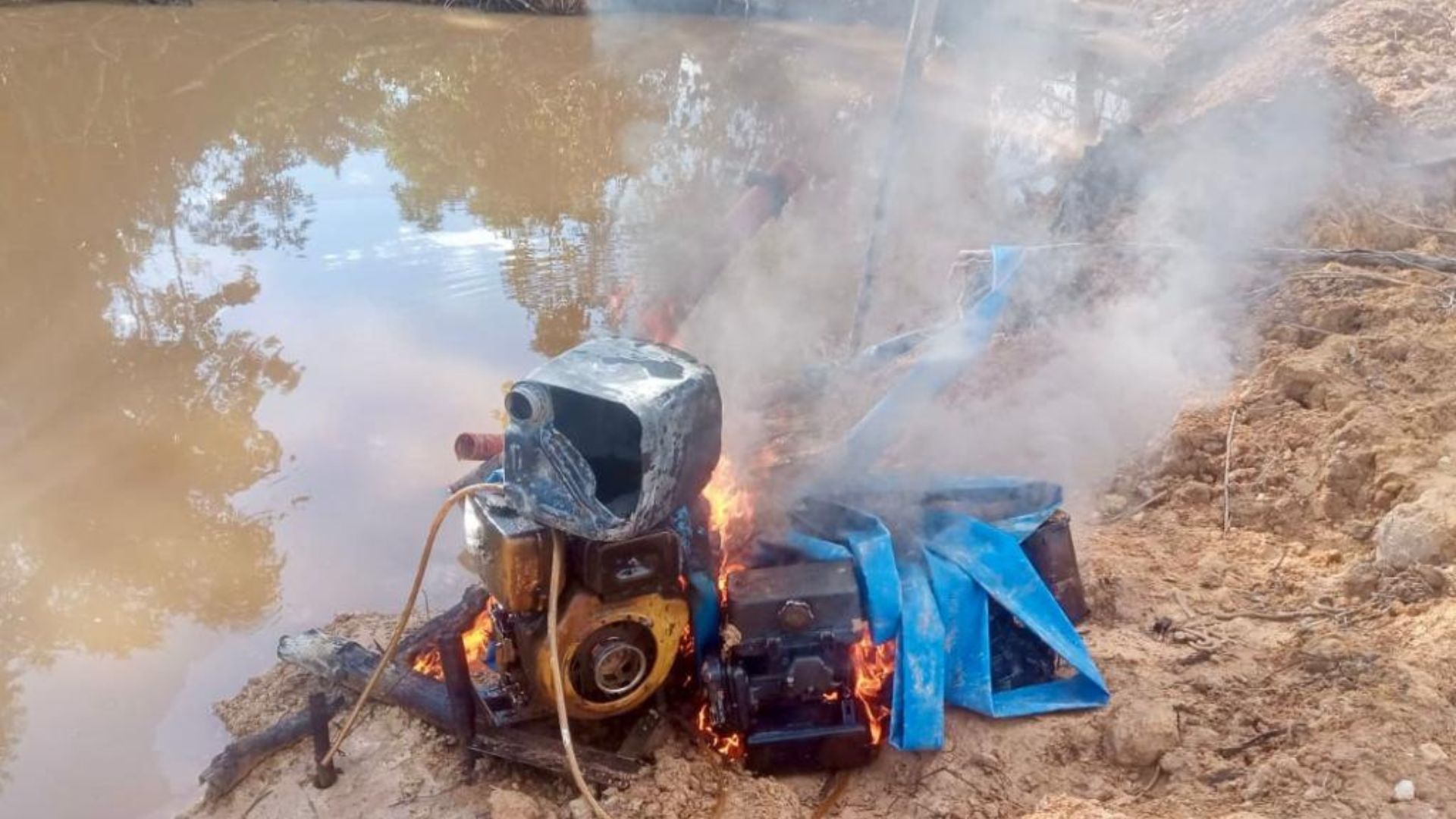 Sema e PM deflagram operação contra extração ilegal de minério em Juruena