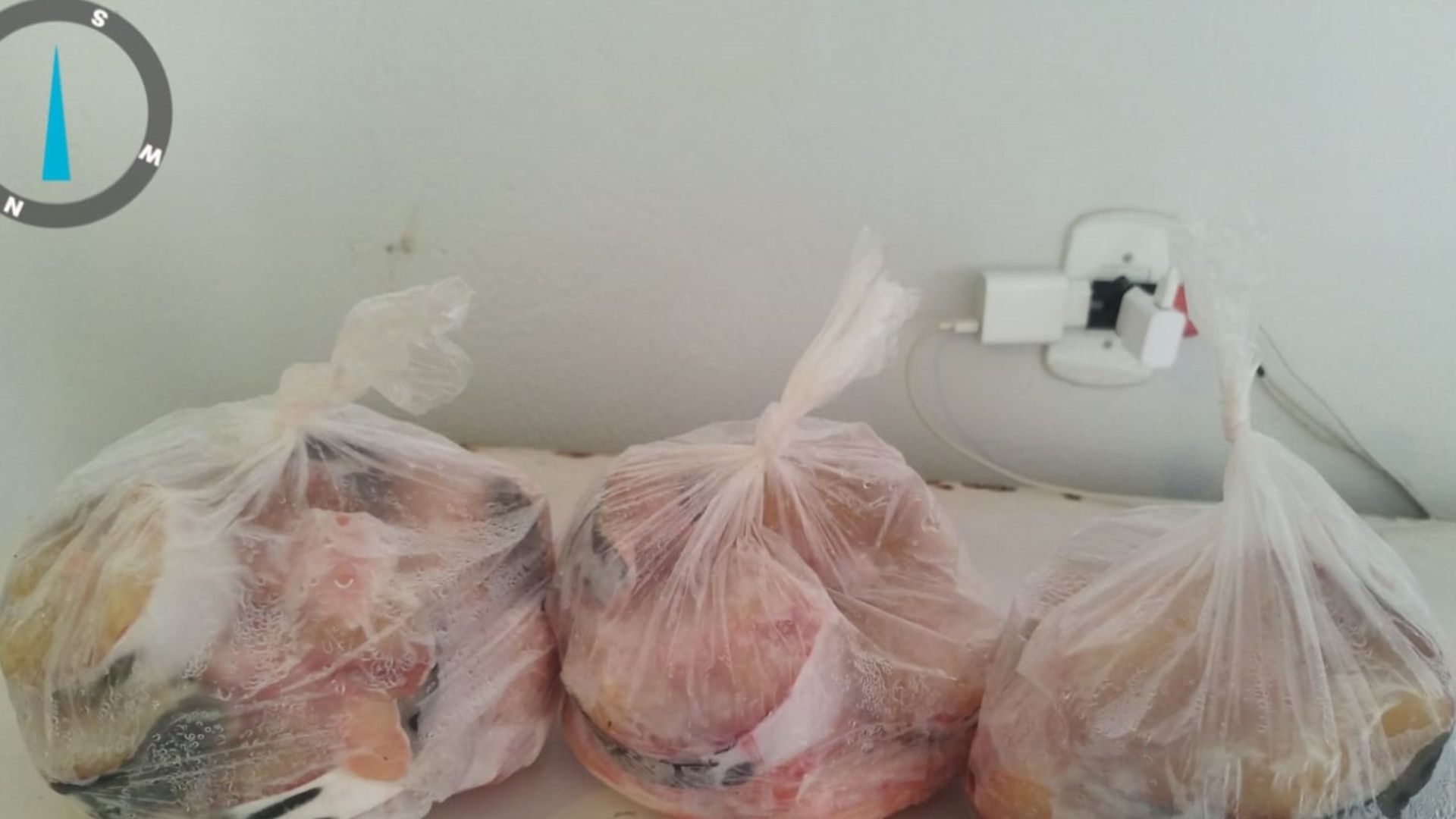 Sema e PM apreendem 6,8kg de cachara descaracterizada em Gaúcha do Norte