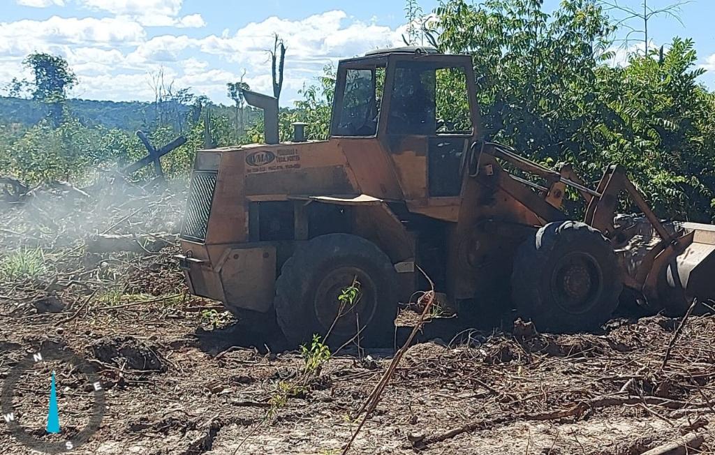 Operação contra crimes ambientais na região de Juara resulta na apreensão de 9 tratores
